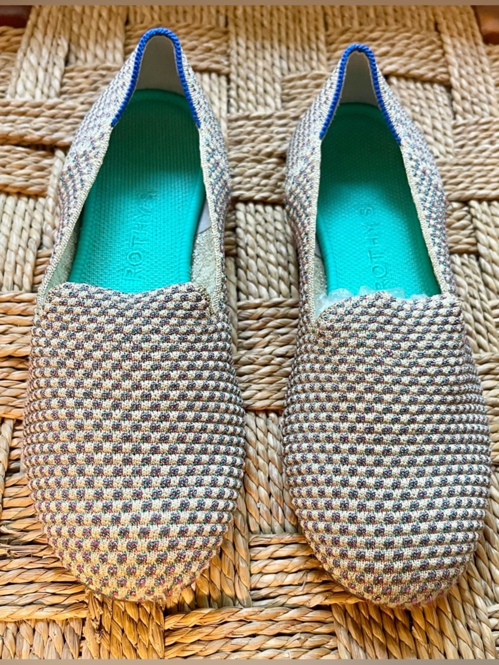 Rothy's Mattalic Sparkle Kids Loafer